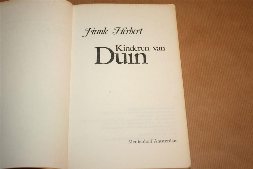 Kinderen van Duin - Frank Herbert - 1977, Boeken, Ophalen of Verzenden, Zo goed als nieuw