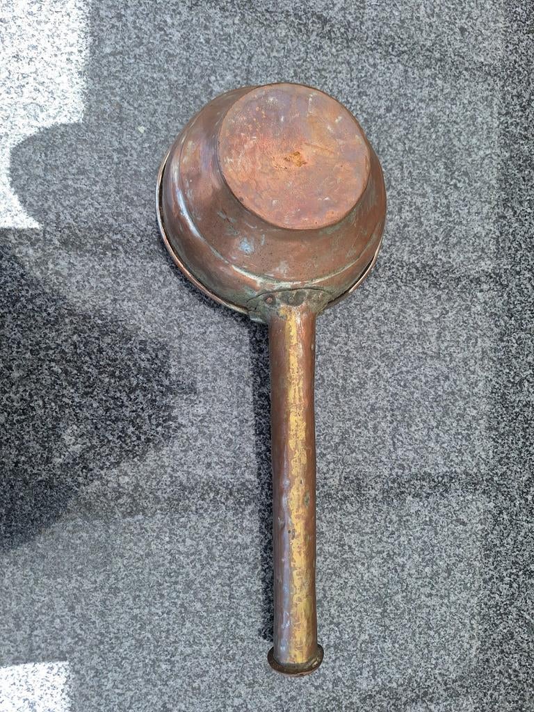 Antieke Koperen Pollepel / Scheplepel - Vintage Keukengerei, Ophalen of Verzenden, Koper