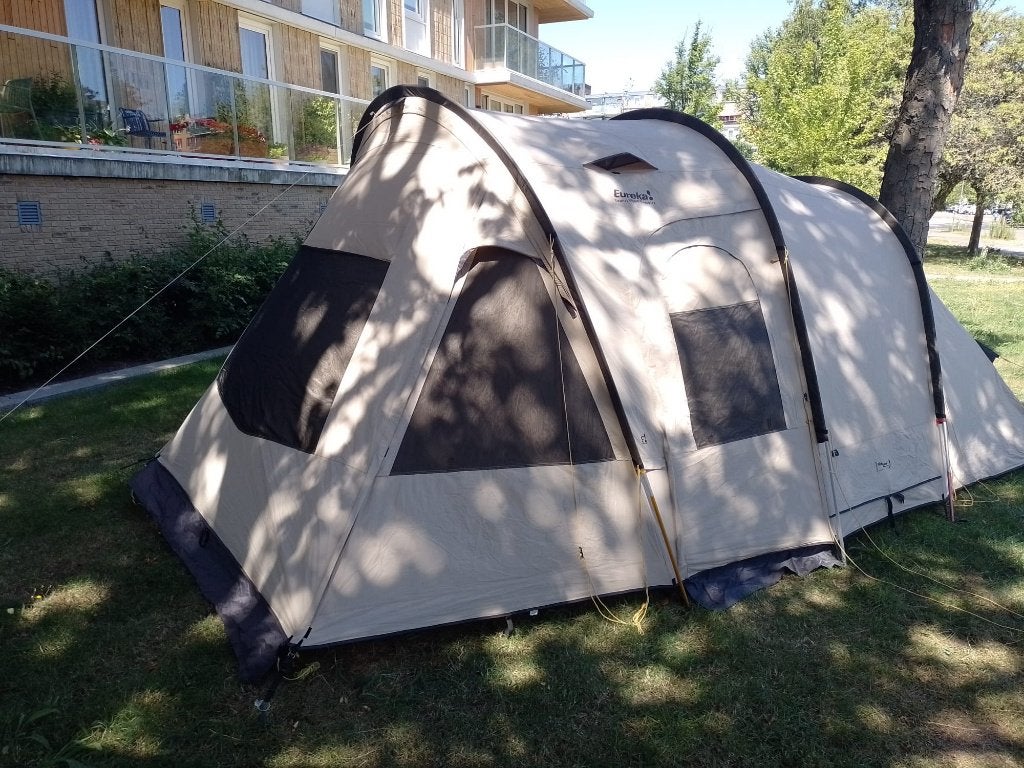 Eureka Tunnel Vision Compact tent voor 4 personen, Caravans en Kamperen, Tenten, Ophalen, Gebruikt, Tot en met 4