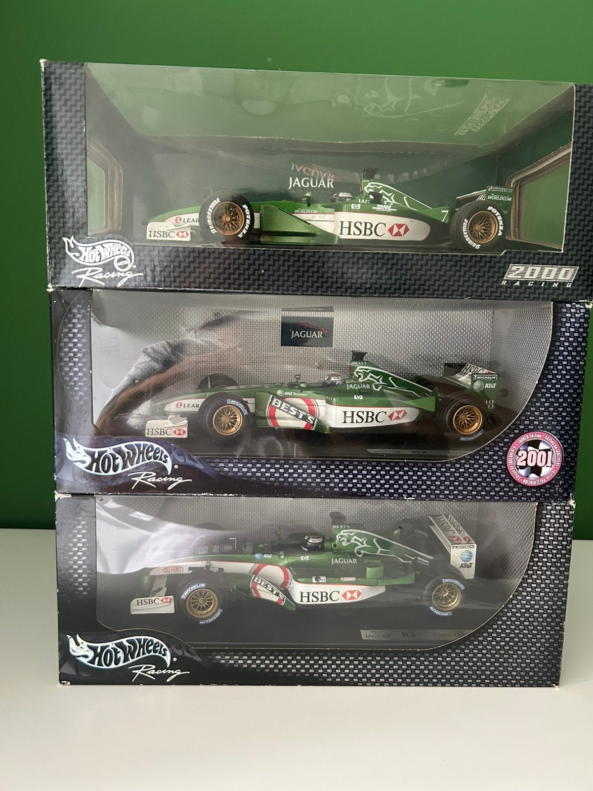 Hotwheels F1 Jaguar 1:18, Ophalen of Verzenden, Zo goed als nieuw, Auto, Hot Wheels