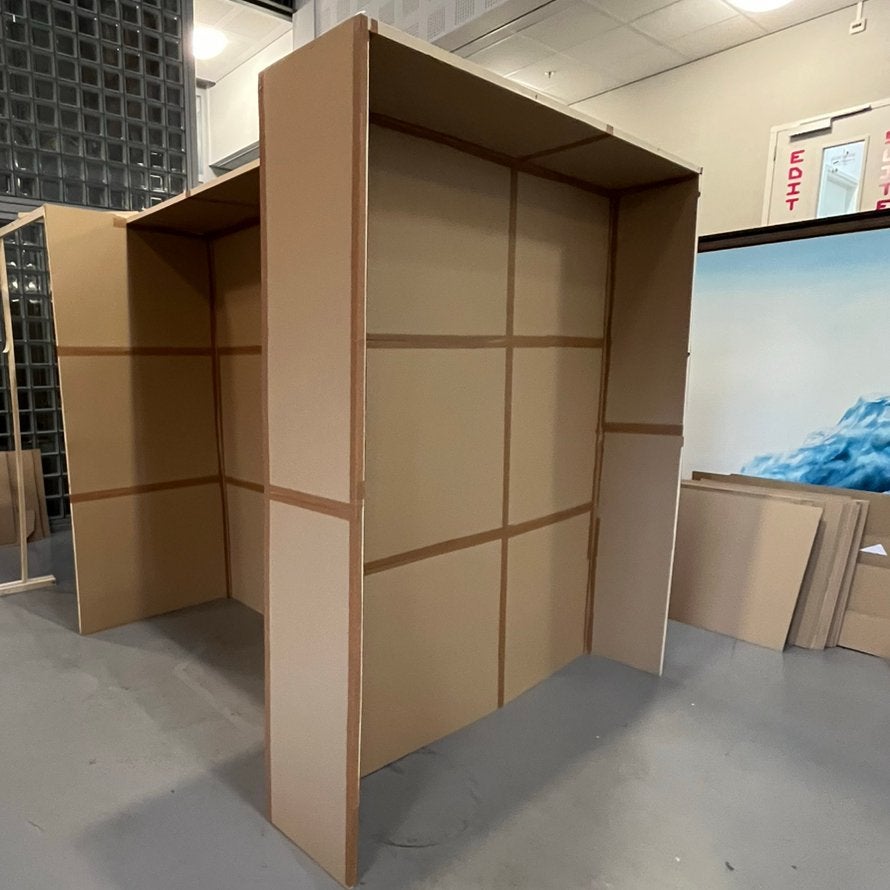 Golfkarton platen 1200 x 800 mm, Doe-het-zelf en Verbouw, Platen en Panelen, Ophalen, Zo goed als nieuw