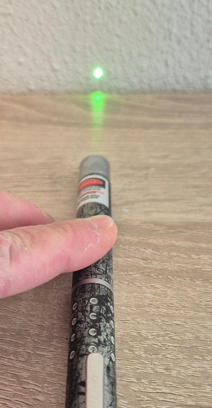 Laserpen groen., Ophalen of Verzenden, Gebruikt, Batterij