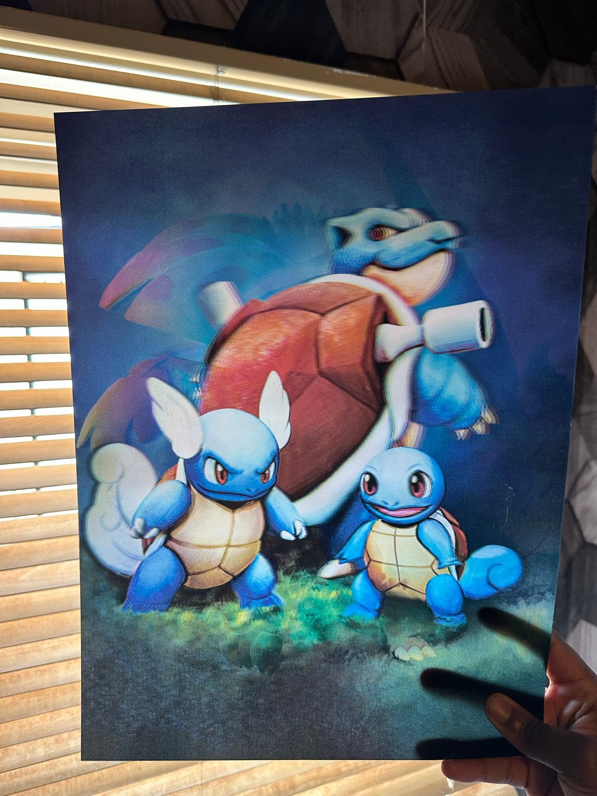 3D Pokémon Poster - Squirtle, Bulbasaur, Charmander, Ophalen of Verzenden, Nieuw, Overige typen