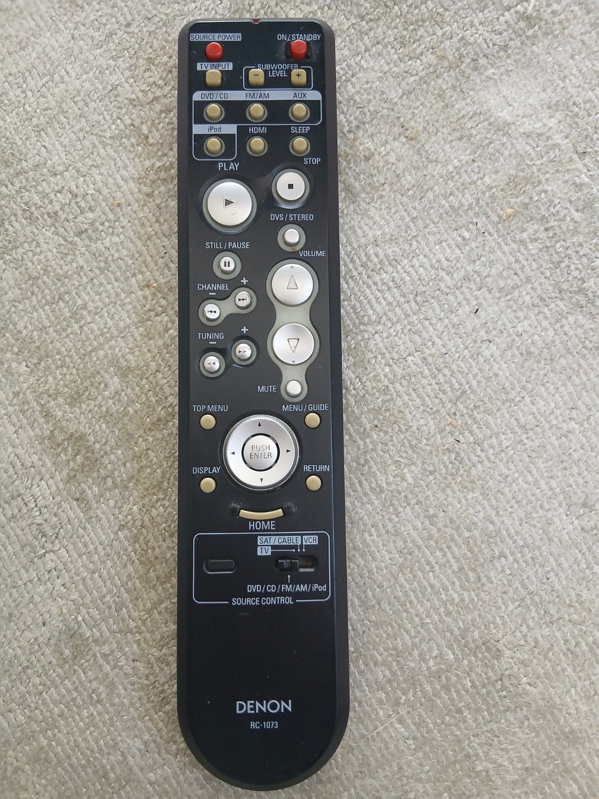 Denon rc-1073 afstandsbediening, Ophalen of Verzenden, Gebruikt, Origineel, Dvd