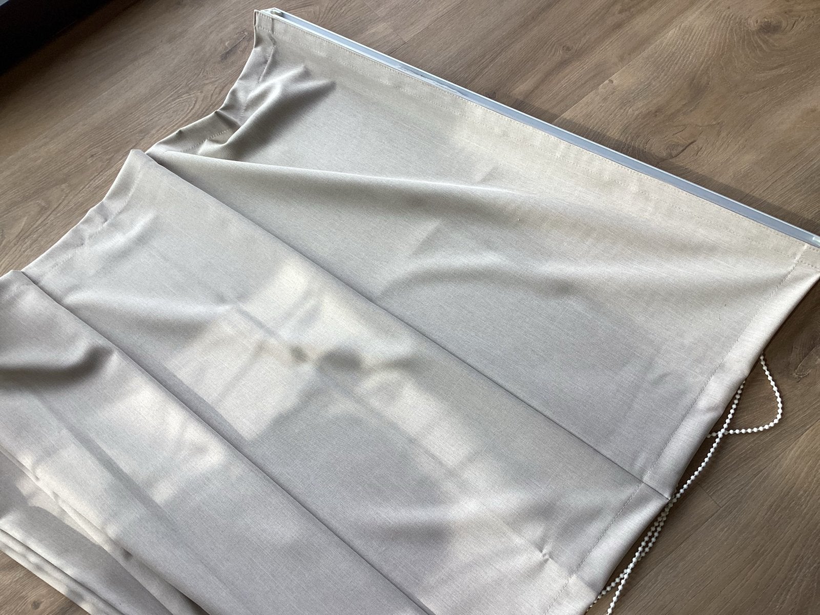 Beige Vouwgordijnen - Diverse maten beschikbaar, Ophalen, Beige, Zo goed als nieuw, Vouwgordijn