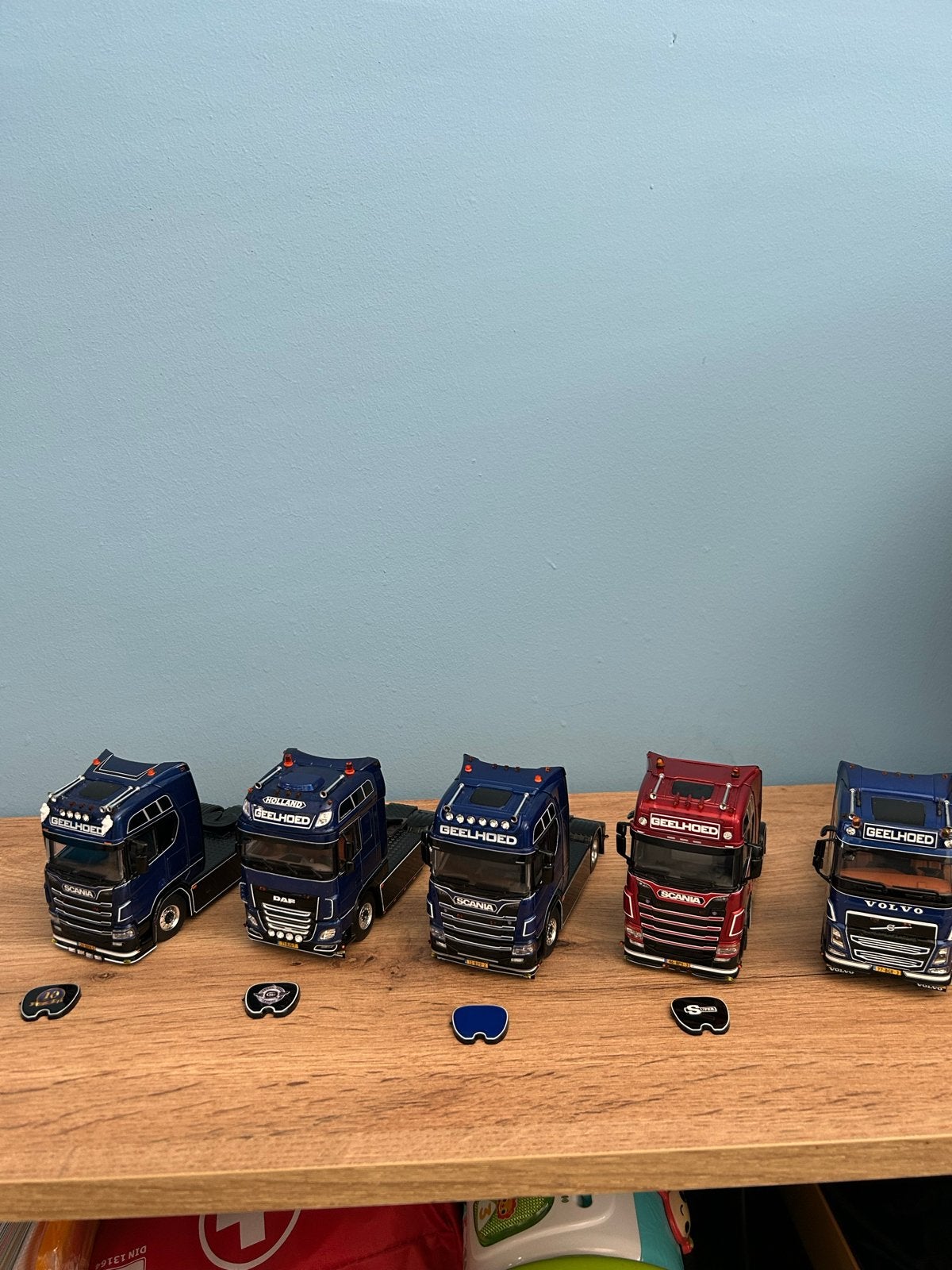 WSI Models Geelhoed vrachtwagens schaal 1:50, Ophalen of Verzenden, Zo goed als nieuw, Bus of Vrachtwagen, Wsi