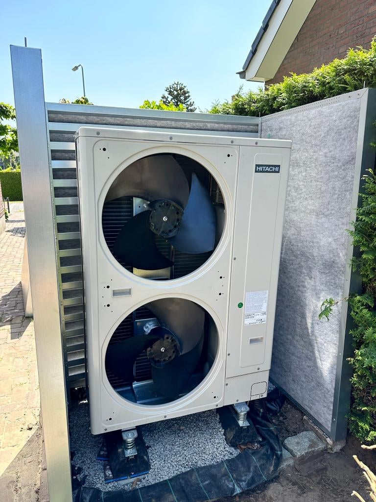 REDUCD geluidskast warmtepomp XL RVS – 14dB reductie – ZGAN, Ophalen, Zo goed als nieuw