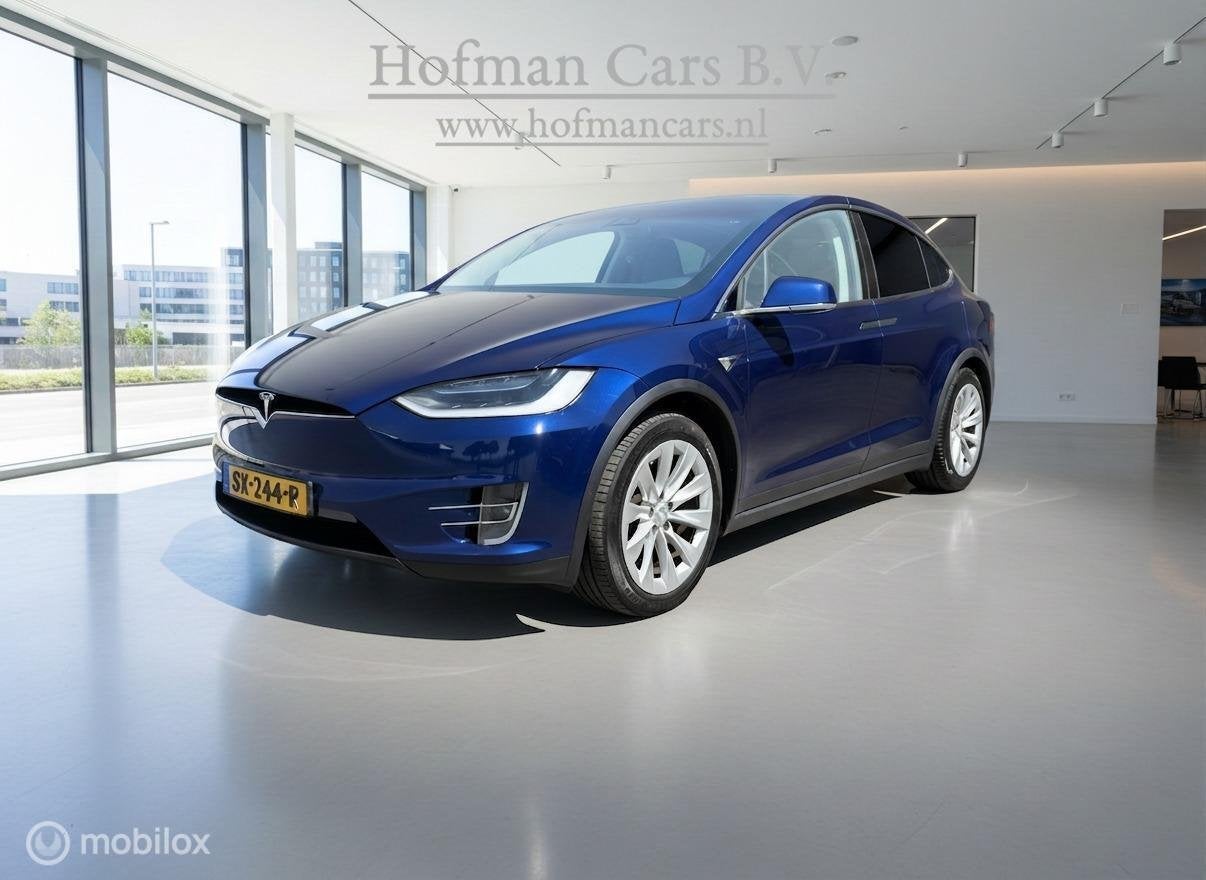 Tesla Model X 100D | 418 PK | Trekhaak 2.250 kg | CCS Upgrad, Model X, 2433 kg, Blauw, 137 €/maand