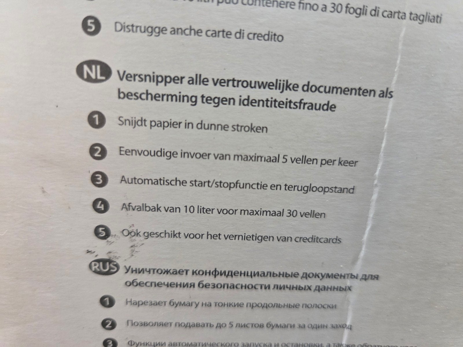 Rexel Alpha Ribbon Cut Shredder - Nieuw in doos, Ophalen of Verzenden