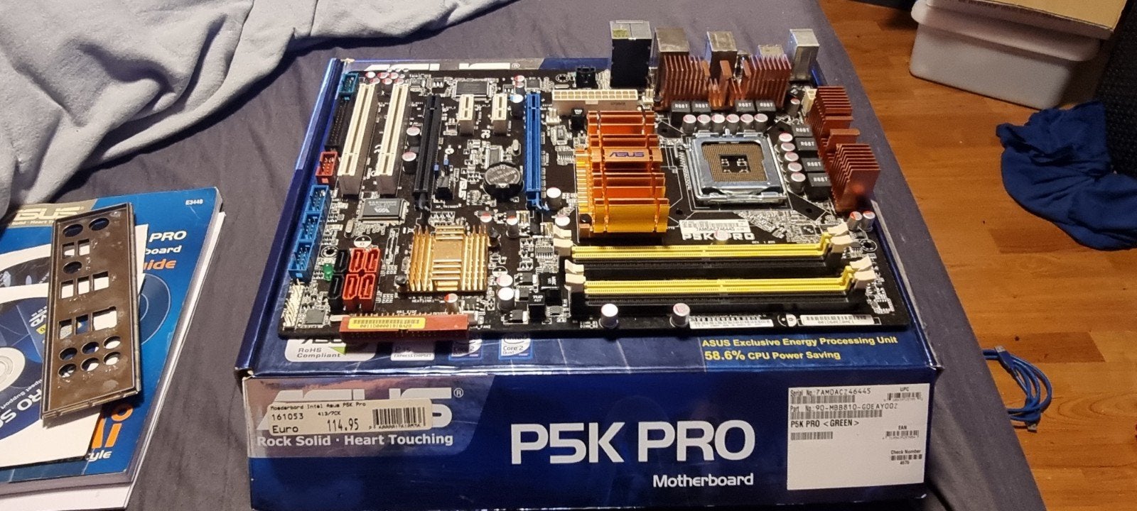 P5K PRO, Zo goed als nieuw, DDR2, ATX, Intel