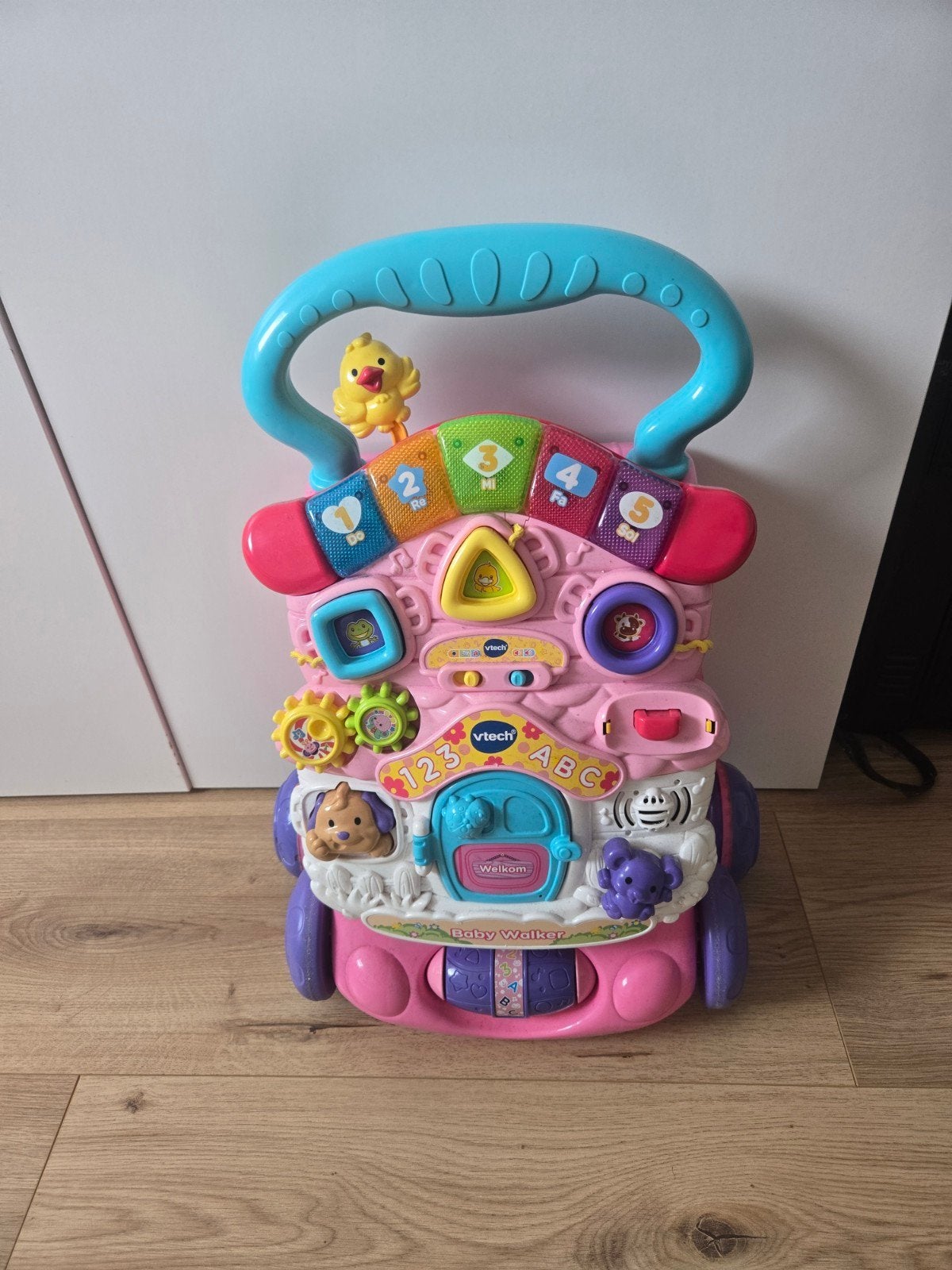 VTech Baby Walker - Roze loopwagen met geluid en licht, Ophalen, Zo goed als nieuw, Overige typen, Met licht