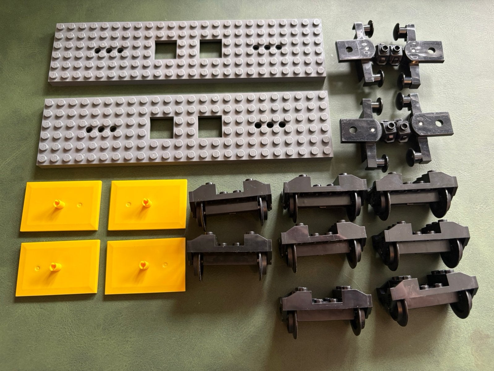 Lego trein onderdelen set rc city, Lego, Lego, Verzenden, Zo goed als nieuw