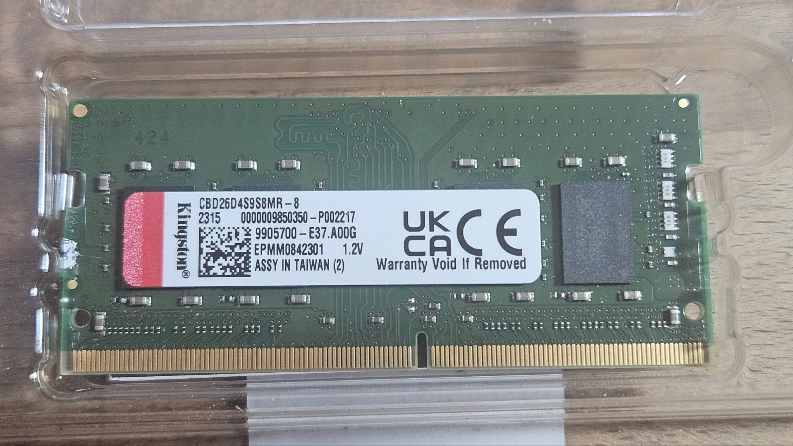 Kingston 8GB DDR4 SODIMM RAM voor Laptop, Computers en Software, RAM geheugen, DDR4, 8 GB, Nieuw, Ophalen of Verzenden