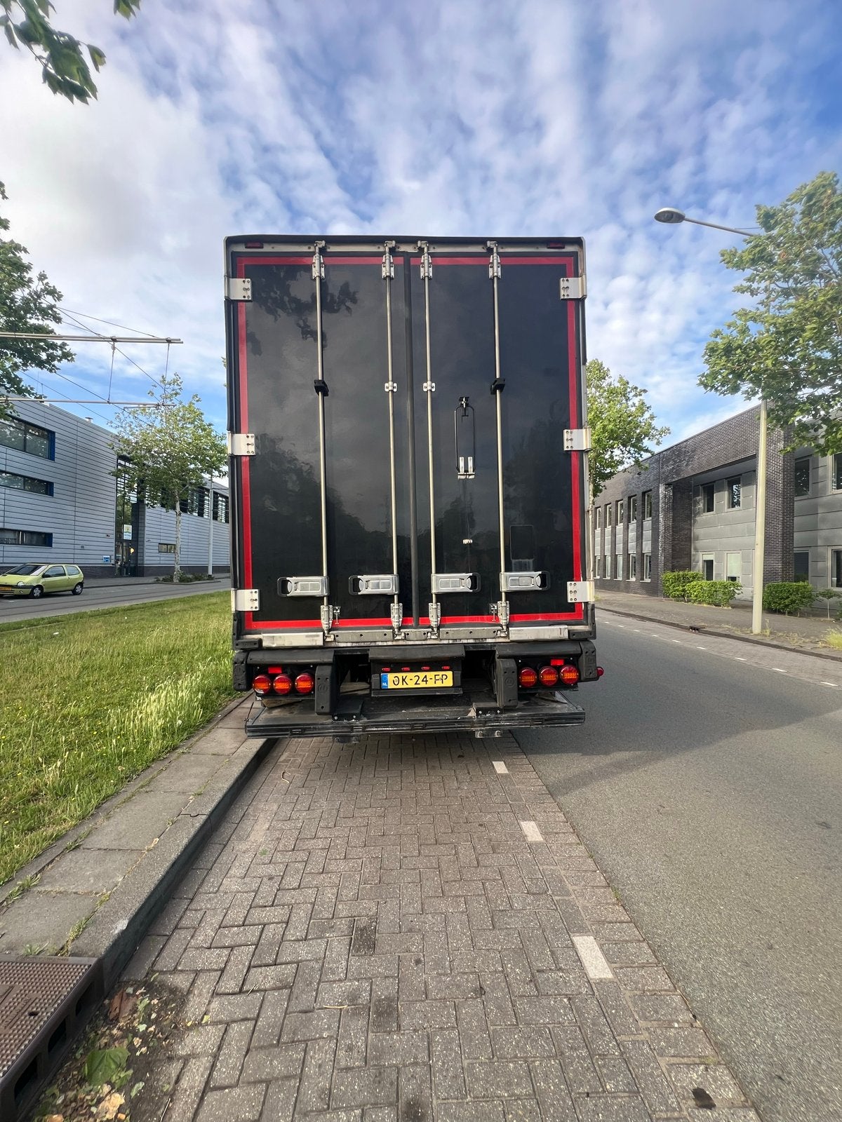 Krone oplegger met Thermo King koelunit, Auto's, Vrachtwagens, Overige merken, Zwart, Diesel, Particulier