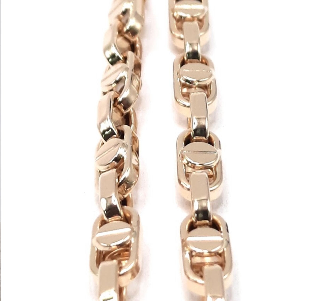 gouden heren ketting 14kt fantasie, Www.bredajuwelier.nl, Nieuw, Ophalen of Verzenden, Www.bredajuwelier.nl