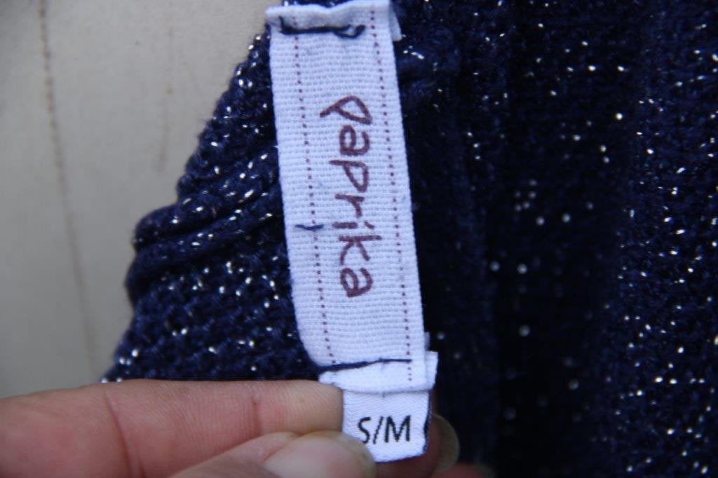 Vest donkerblauw/ zilver Paprika mt S/M (44/46) w Vaste pr, Blauw, Maat 42/44 (L), Ophalen of Verzenden, Zo goed als nieuw