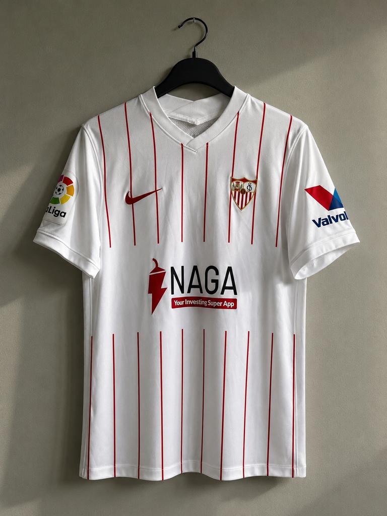 Sevilla FC Thuisshirt Original 21/22, Maat M, Ophalen of Verzenden, Zo goed als nieuw, Shirt