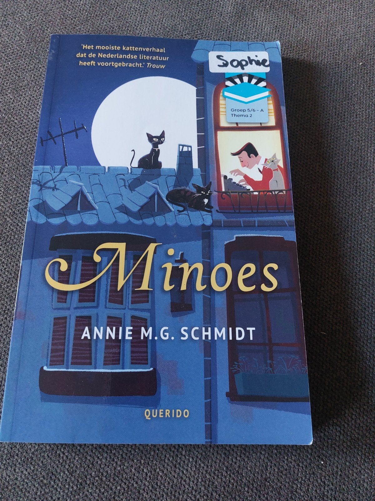 Minoes - Annie M.G. Schmidt (Querido), Ophalen of Verzenden, Gelezen, Annie M.G. Schmidt, Fictie algemeen
