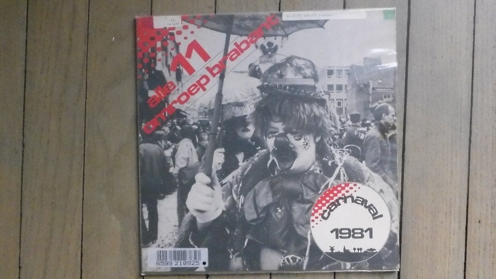 Alle 11 Omroep Brabant - Carnaval 1981, Ophalen of Verzenden, Gebruikt, 12 inch, Streekmuziek