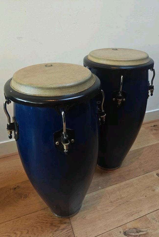 Houten Toca conga set, Muziek en Instrumenten, Percussie, Ophalen, Gebruikt, Overige soorten