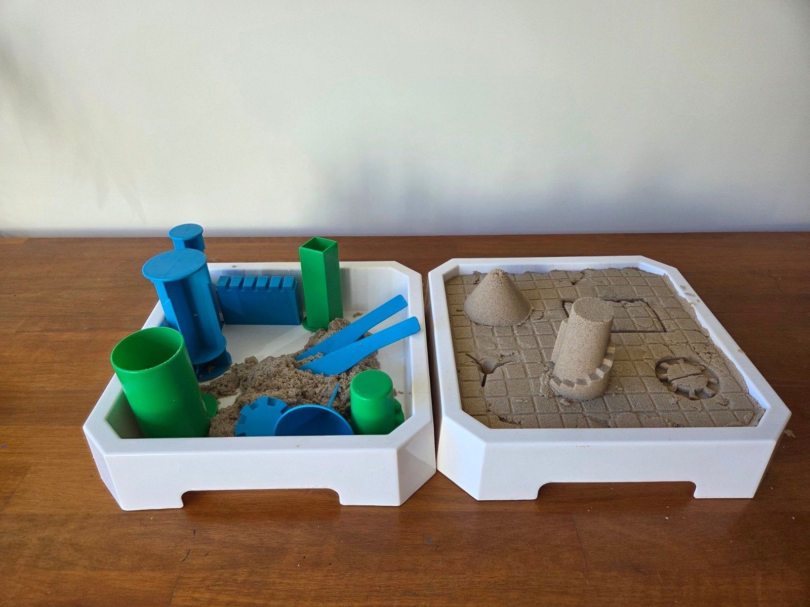 kinetisch zand - kinetic sand, Ophalen, Gebruikt