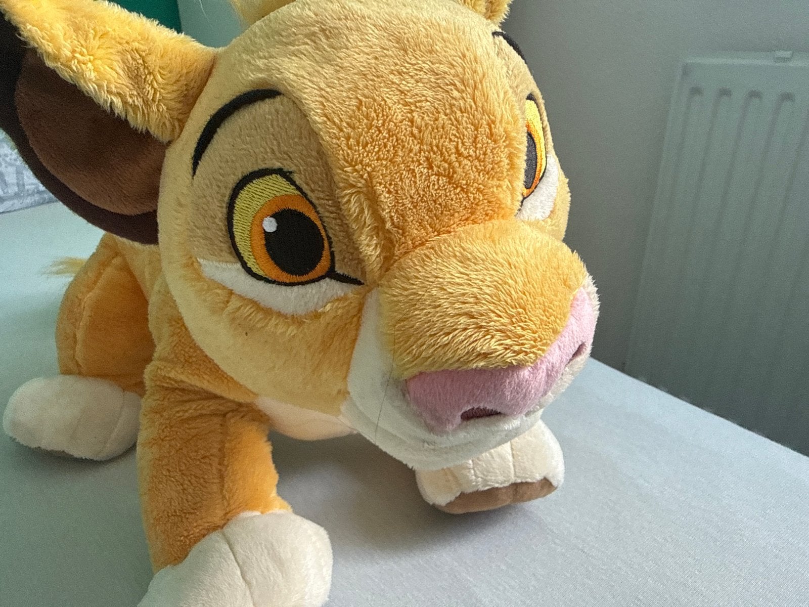 Simba knuffel uit Disney's De Leeuwenkoning, Disney, Geel, Ophalen of Verzenden, Zo goed als nieuw