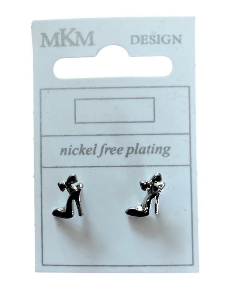 MKM Design Zilverkleurige Knopjes Oorbellen met Hakjes, Sieraden, Tassen en Uiterlijk, Overige materialen, Nieuw, Ophalen of Verzenden