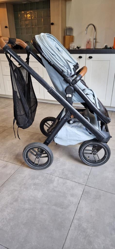 Dubatti One kinderwagen - Lichtgroen, Kinderen en Baby's, Buggy's, Gebruikt, Overige merken, Verstelbare rugleuning, Zonnekap