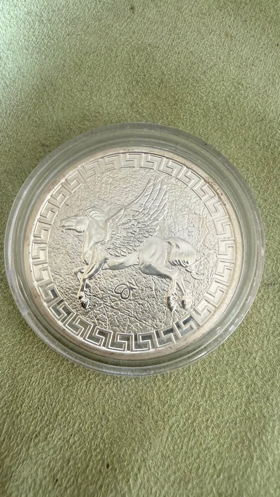 2022 St. Helena PEGASUS flying horse BU.999 fine silver, Verzenden, Zilver