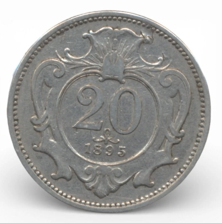 Oostenrijk-Hongarije (O) 20 Heller 1895, Ophalen of Verzenden, Oostenrijk, Losse munt