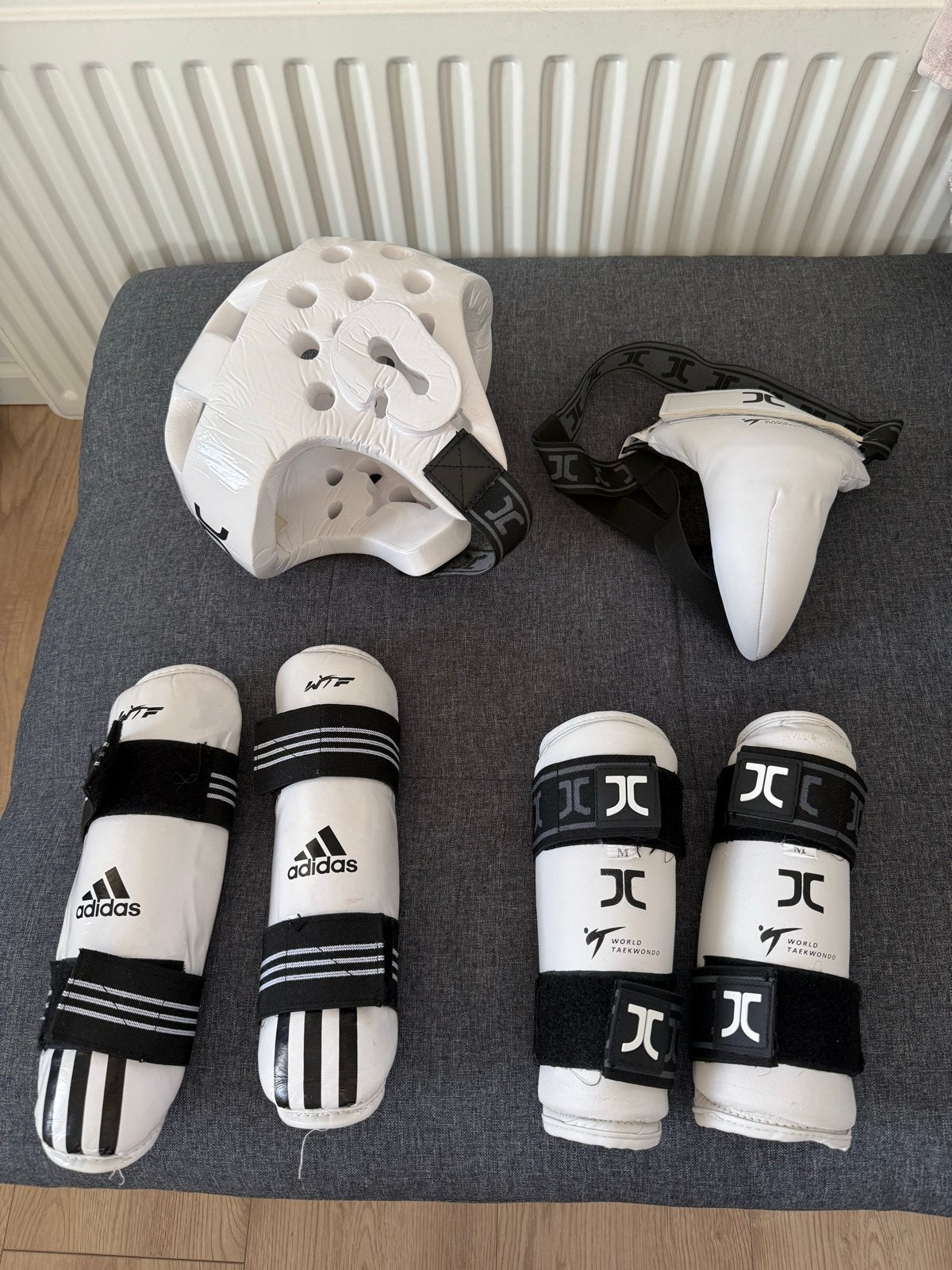 Complete Taekwondo uitrusting - Maat M/170, Gebruikt, Taekwondo, Vechtsportpak, Maat M