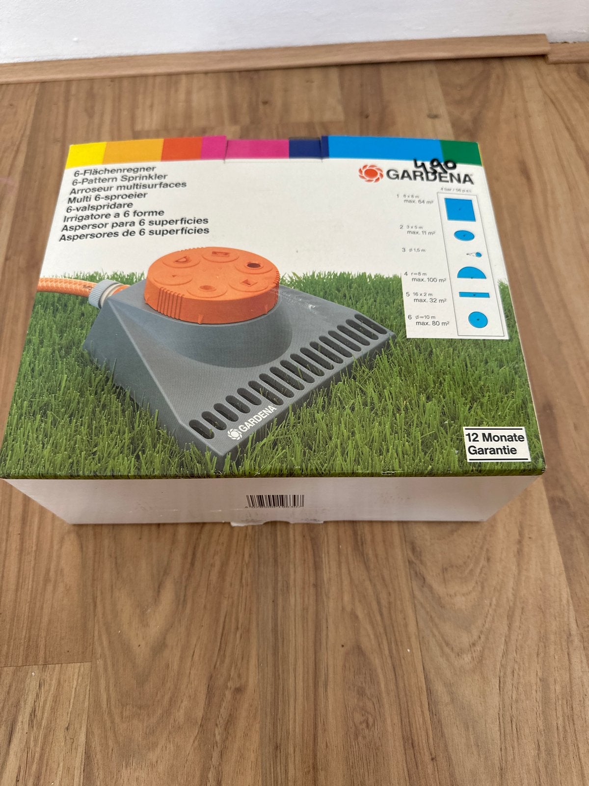 Gardena Multi-Sproeier 6-Pattern Sprinkler Nieuw, Ophalen of Verzenden, Nieuw, Multisproeier