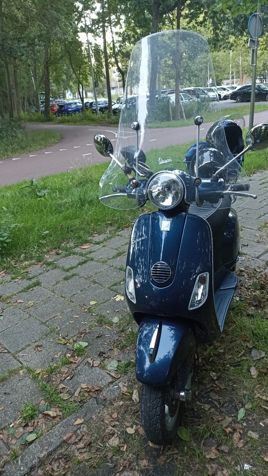 Vespa LX 50 4T - Blauw - Goed onderhouden scooter, Ophalen, Gebruikt, Benzine, Vespa