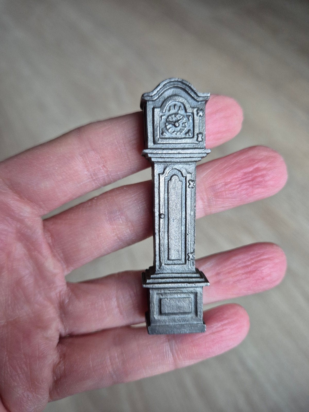 Miniatuur staande klok - decoratief object, Ophalen of Verzenden