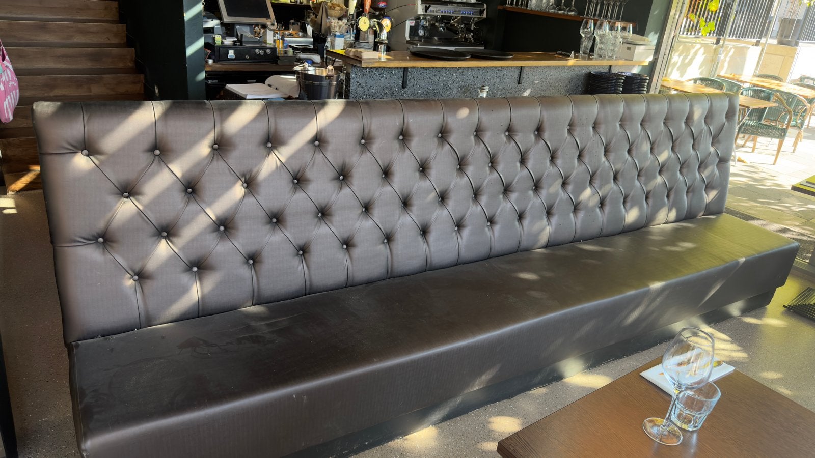 Luxe horeca bankstel - Chesterfield stijl, Ophalen, Gebruikt, Meubilair