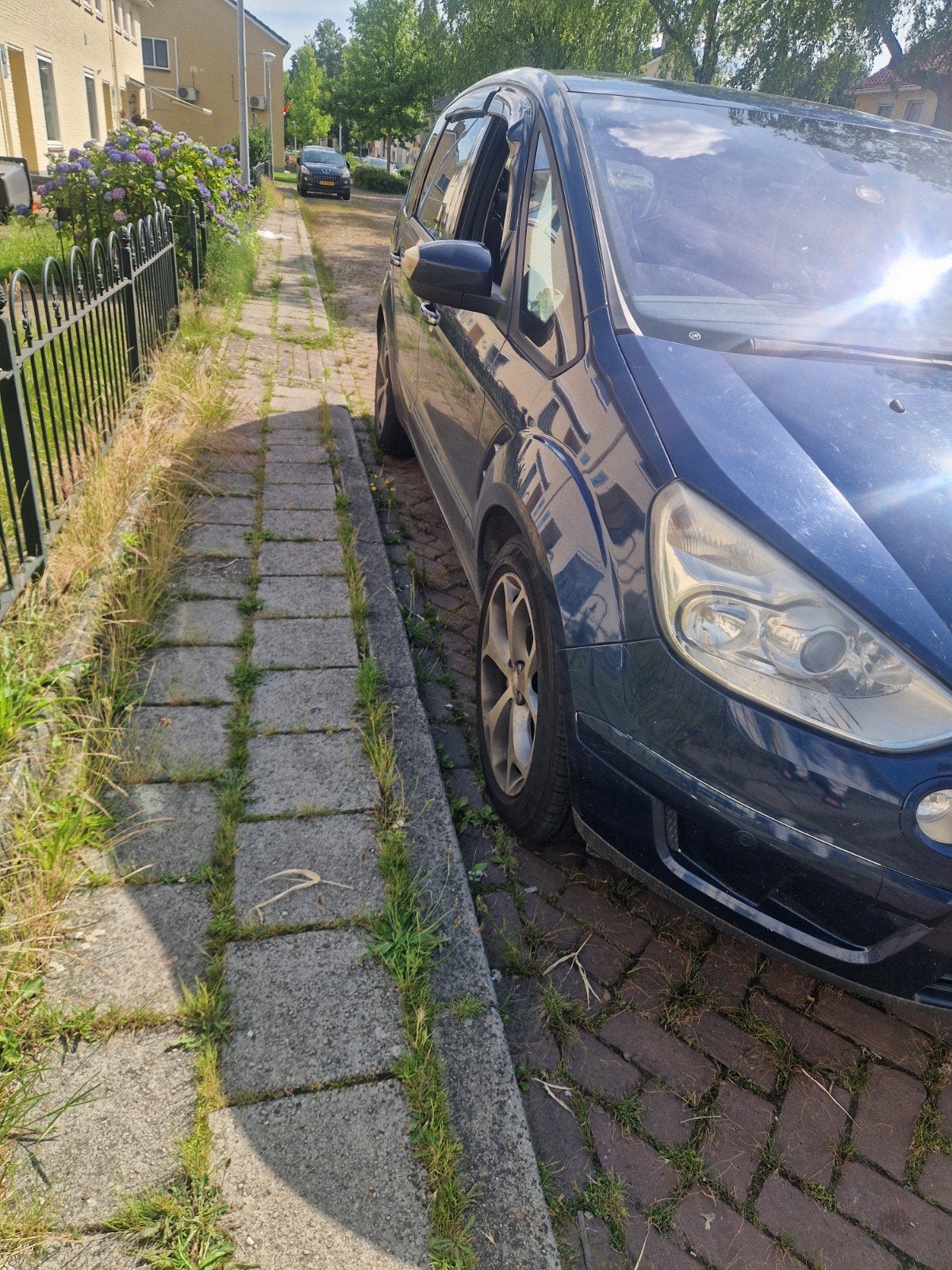 Ford S-Max 2.3 16V AUT 2008 Blauw, Auto's, Ford, 1250 kg, 4 cilinders, 7 stoelen, 2261 cc