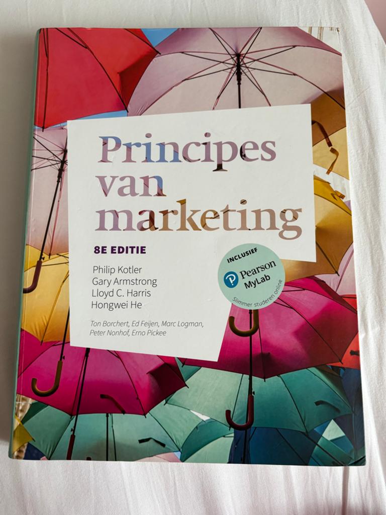 Principes van marketing 8e editie - Inclusief MyLab, Ophalen of Verzenden, Zo goed als nieuw, Economie en Marketing