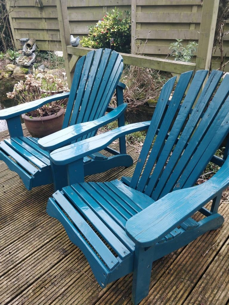 4 Bear chairs, Ophalen, Gebruikt, Hout