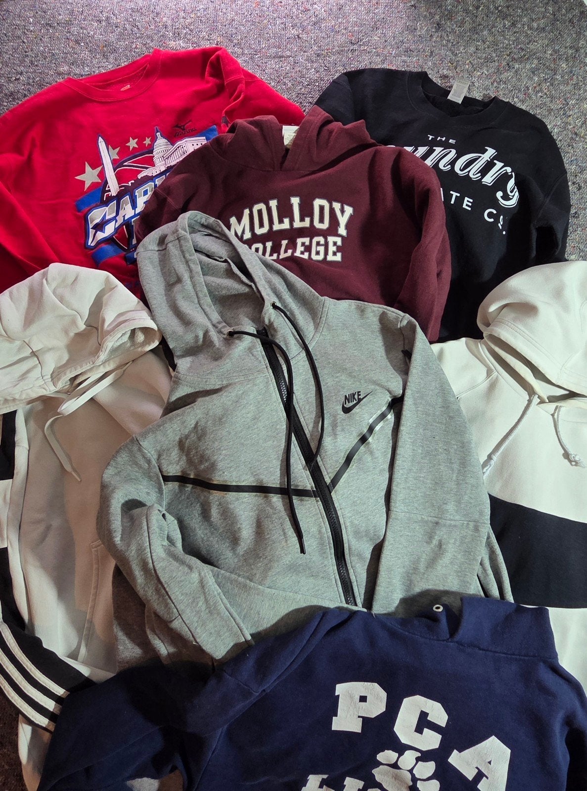 Kledingpakket Heren 20 Hoodies Truien Verschillende Maten, Verzenden, Gedragen, Overige maten