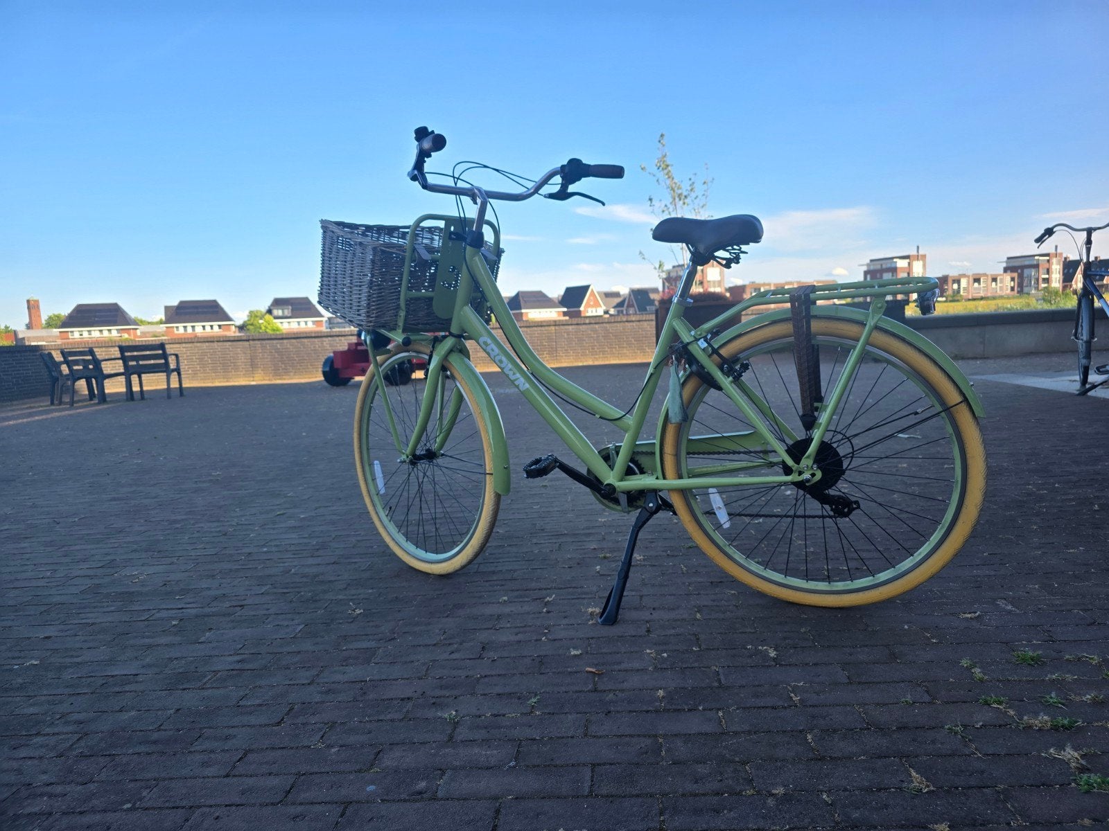 Retro Crown damesfiets, Fietsen en Brommers, Fietsen | Dames | Damesfietsen, Versnellingen, 56 cm of meer, Zo goed als nieuw, Ophalen