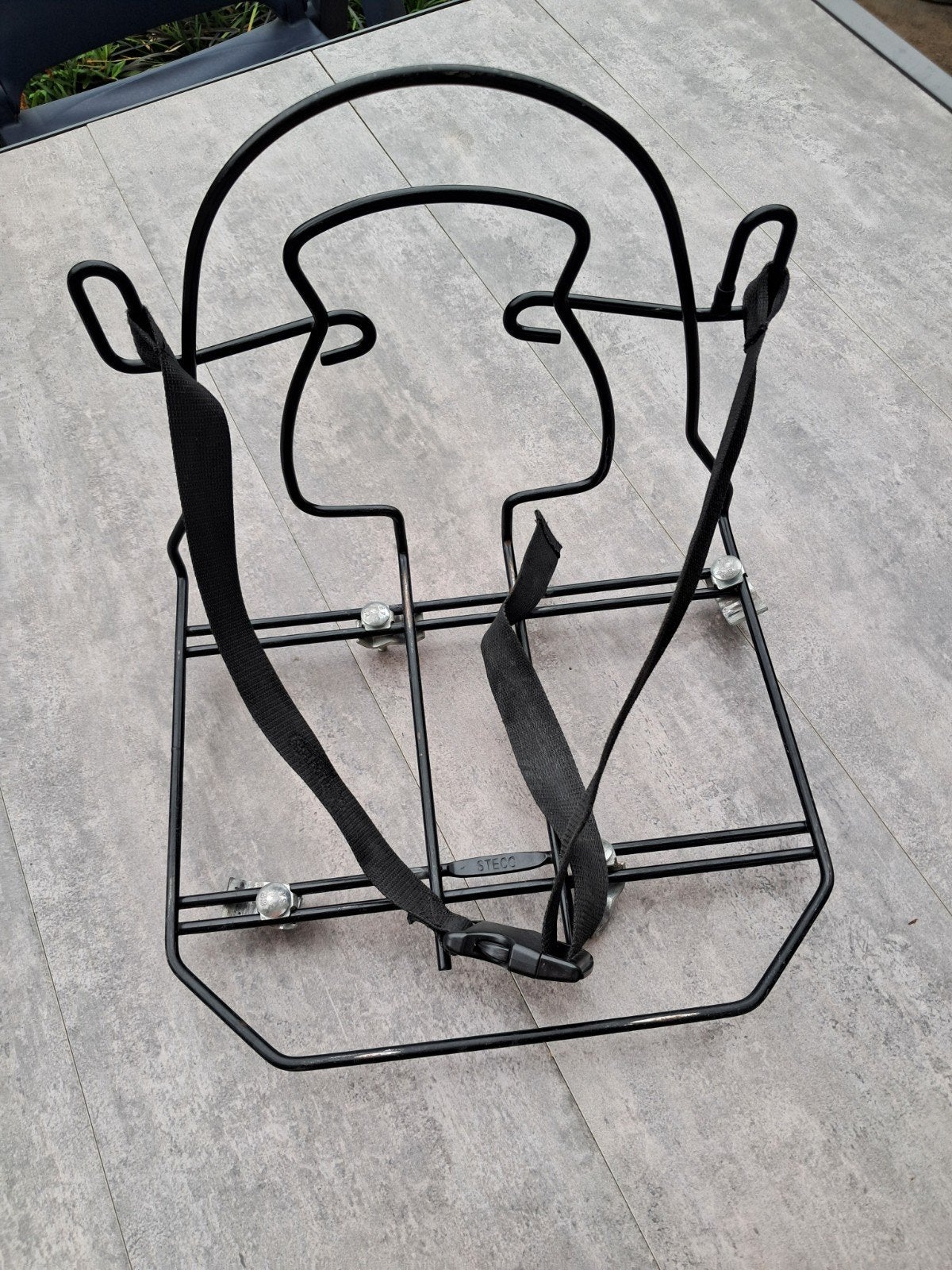 Monkey mee achterop fiets, Ophalen, Gebruikt