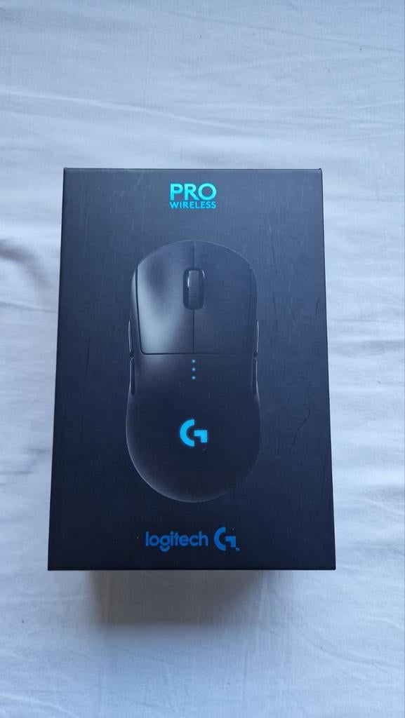 Logitech G Pro Wireless Gaming Muis - Scrollwiel defect, Computers en Software, Muizen, Muis, Gebruikt, Ophalen of Verzenden, Draadloos