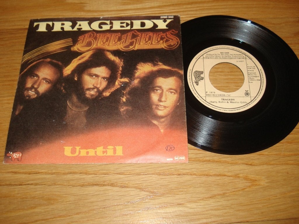 the Bee Gees     Tragedy       Yoegoslavie     Orgineel, Fotohoes, Ophalen of Verzenden, Zo goed als nieuw, Pop