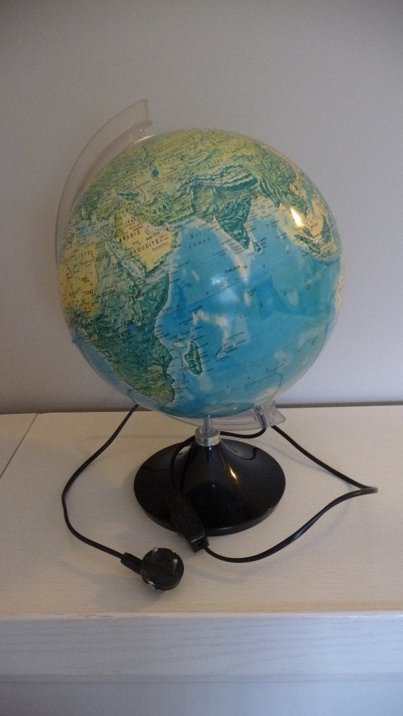Globe wereldbol, Verlicht, Overige typen, Ophalen of Verzenden, Zo goed als nieuw