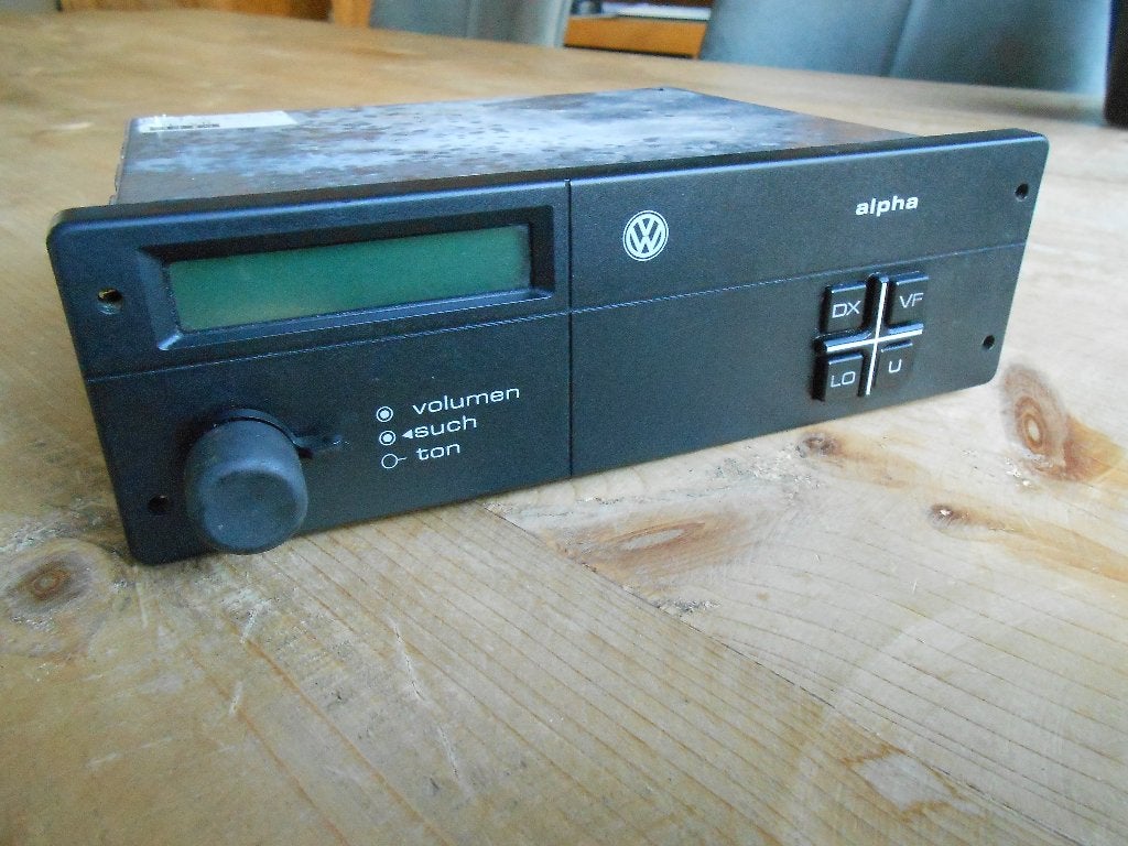 blaupunkt volkswagen ALPHA FM 12V autoradio ORG!, Ophalen of Verzenden, Gebruikt
