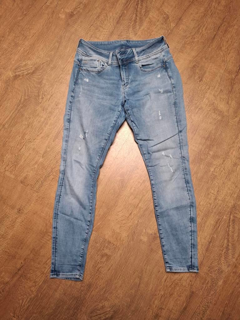 Lynn mid skinny 31/30, Ophalen, Blauw, W30 - W32 (confectie 38/40), Gedragen
