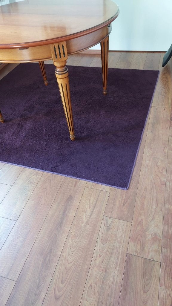 Vloerkleed, Ophalen, Paars, 150 tot 200 cm, 200 cm of meer