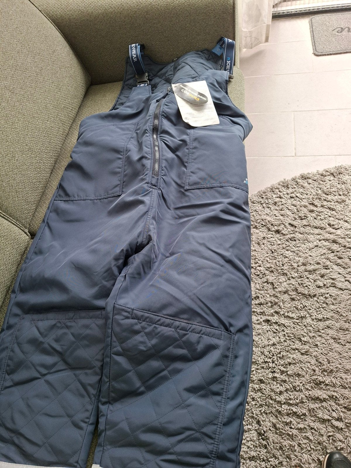 kleding heren, Ophalen, Maat 52/54 (L), Blauw, Sioen / cordura
