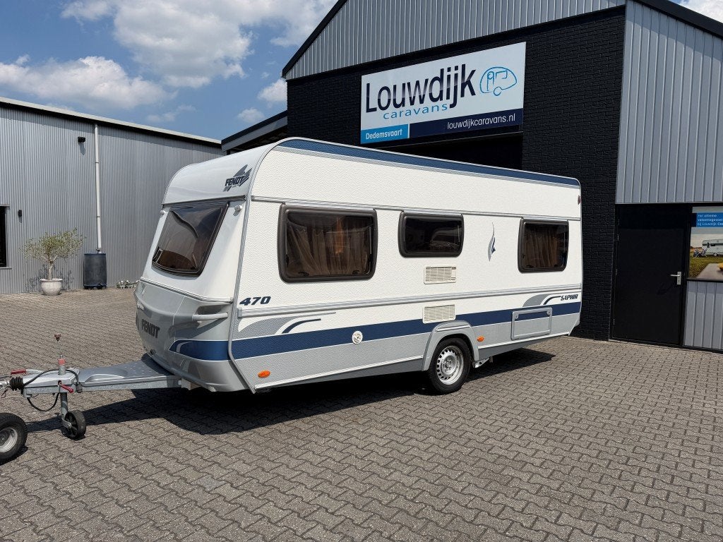 FENDT Saphir 470 TF ’08 (Mover, Fransbed), Caravans en Kamperen, Rondzit, Vast bed, Bedrijf, Kelvinstraat 23
7701BZ  Dedemsvaart, NL