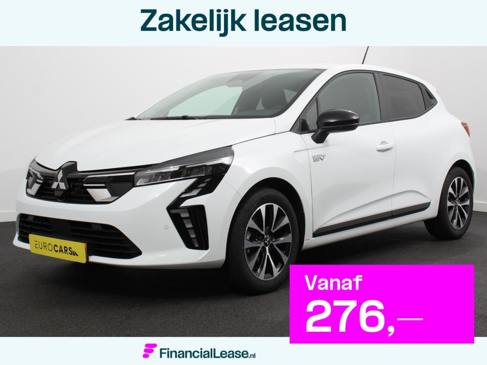 Mitsubishi Colt 1.6 HEV Automaat Intense Navigatie d.m.v. Ap, Stof, 4 cilinders, Hybride Elektrisch/Benzine, Parkeersensor